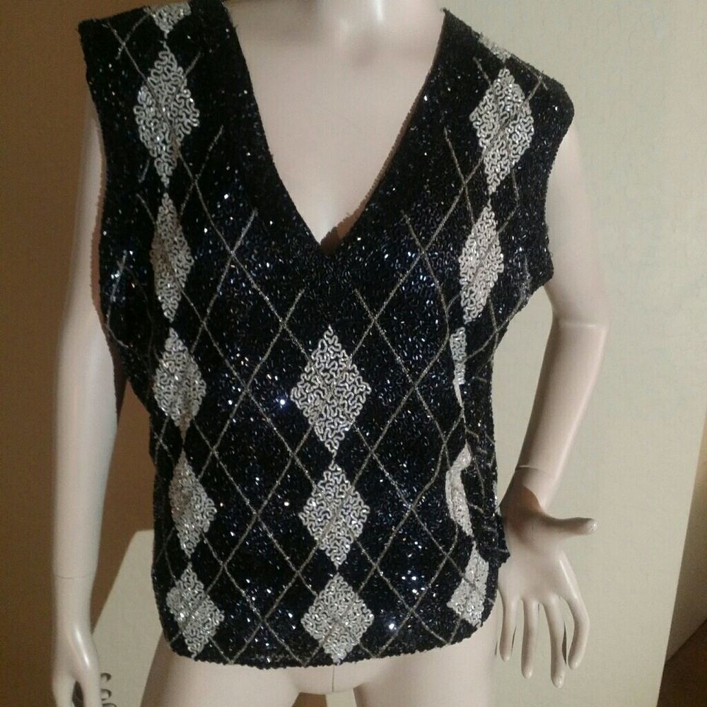 Morgan Gual beaded blouse